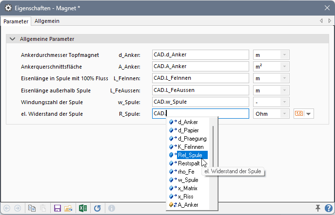 Datei:Software SimX - Nadelantrieb - Wirkprinzip - Magnet-Compound Parameterbelegung aus CAD.gif