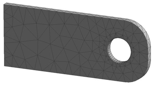 Software FEM - Tutorial - 2D-Bauteil - Ansys - Netzgenrerieung Standard.gif