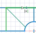 Software FEM - Tutorial - 2D-Bauteil - Ansys - strukturiert - Skizze gleicheLaengenLinien.gif