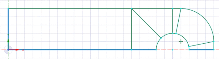 Software FEM - Tutorial - 2D-Bauteil - Ansys - strukturiert - Skizze unbemasst.gif